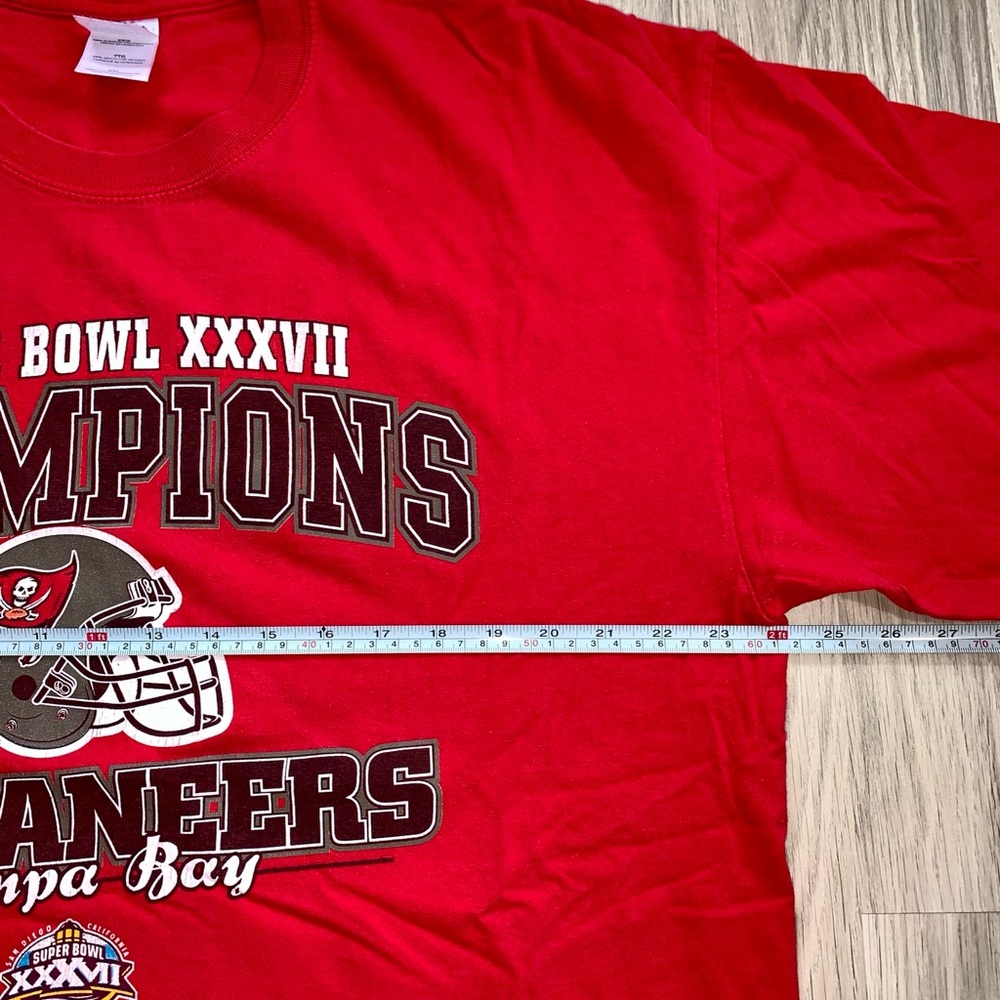 Vtg 2003 Tampa Bay Buccaneers Super Bowl Champ Tee - Picture 7 of 9